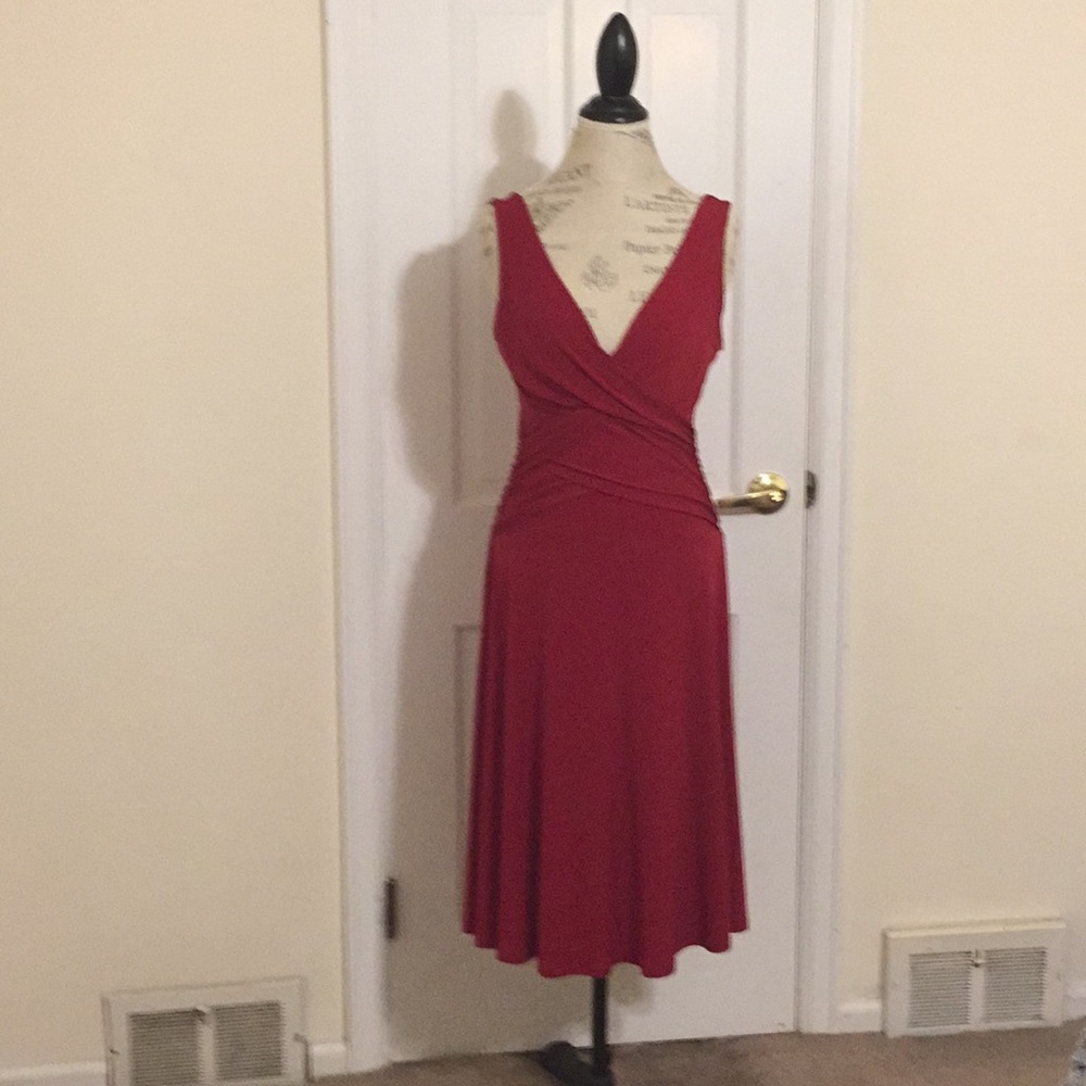 Max and Cleo Red Cocktail Dress